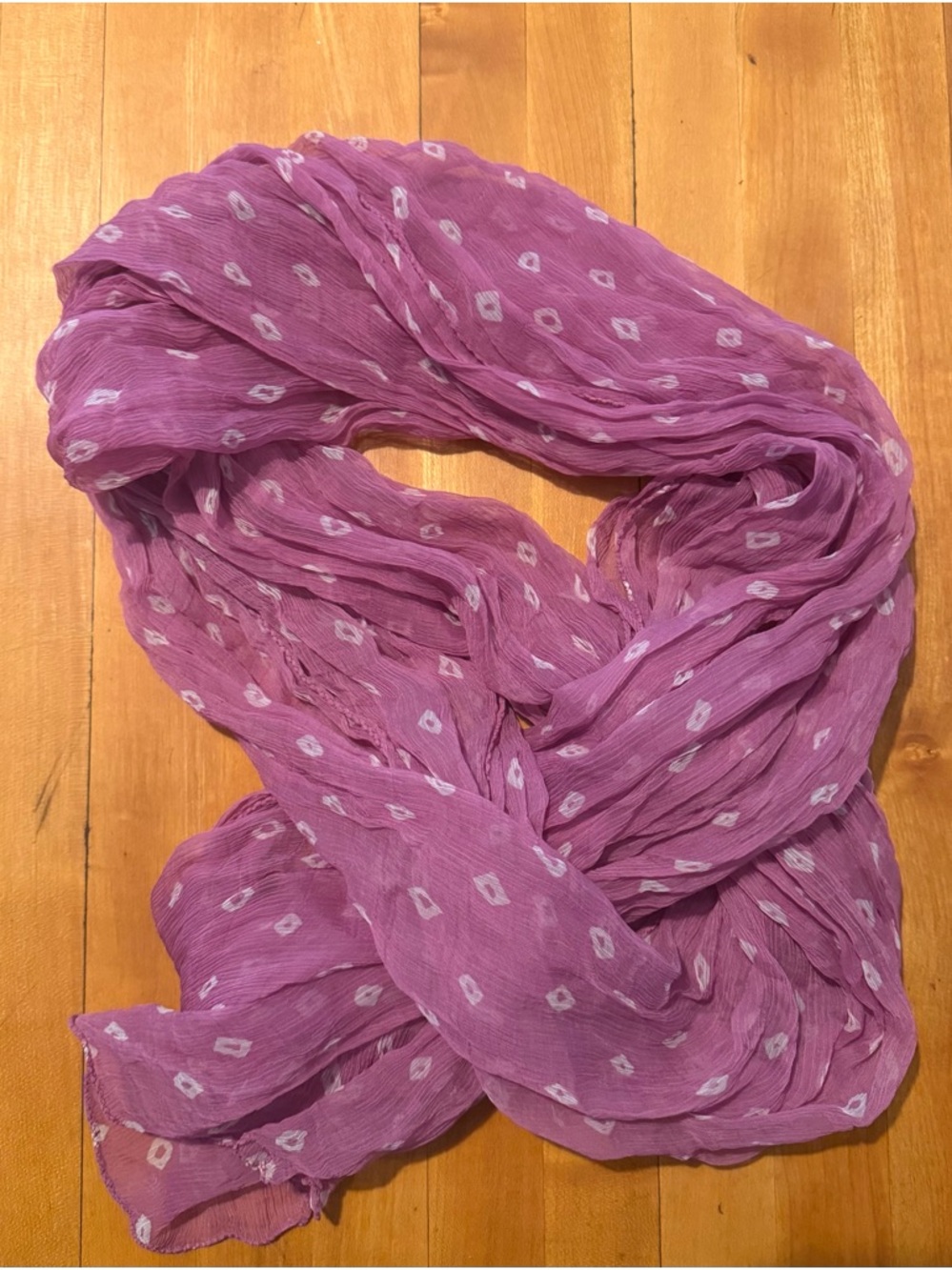 Chan Luu bandhani pattern scarf